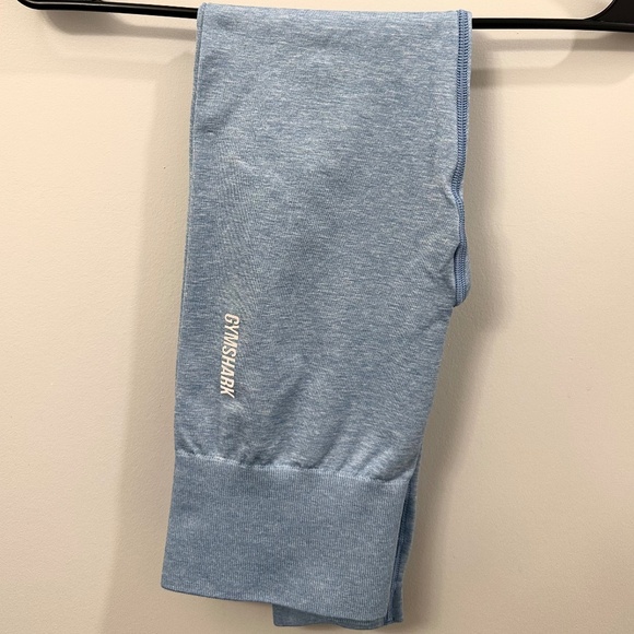 Gymshark Adapt Marl Seamless Leggings in Light Blue - Picture 1 of 2